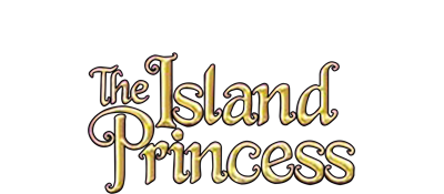 Barbie as the Island Princess title screen for Playstation 2
